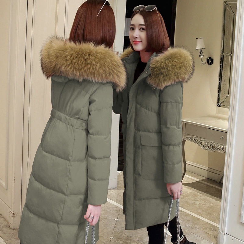 2019 Winter Down Jacket Women Ultra Light Duck Long Sleeve Down Warm Female Coat Female Hat Outwear 80 T200115