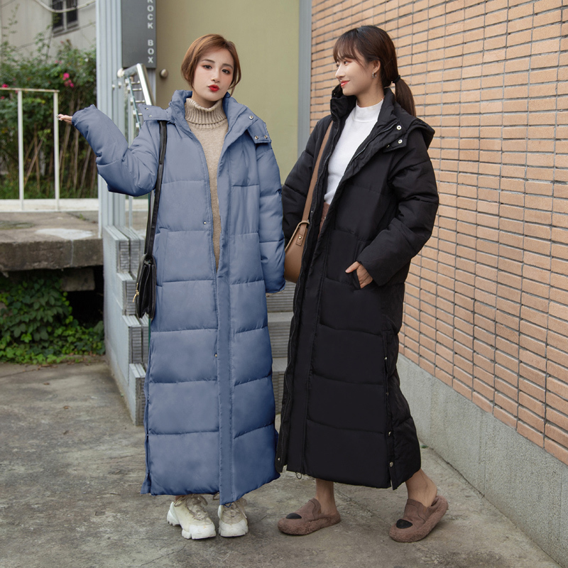 Overcoat Winter Coat Women XLong Hooded Warm Parkas Thick Winter Jacket Female Snow Wear Coat Outwear Plus Size 3XL Orwindny 201019