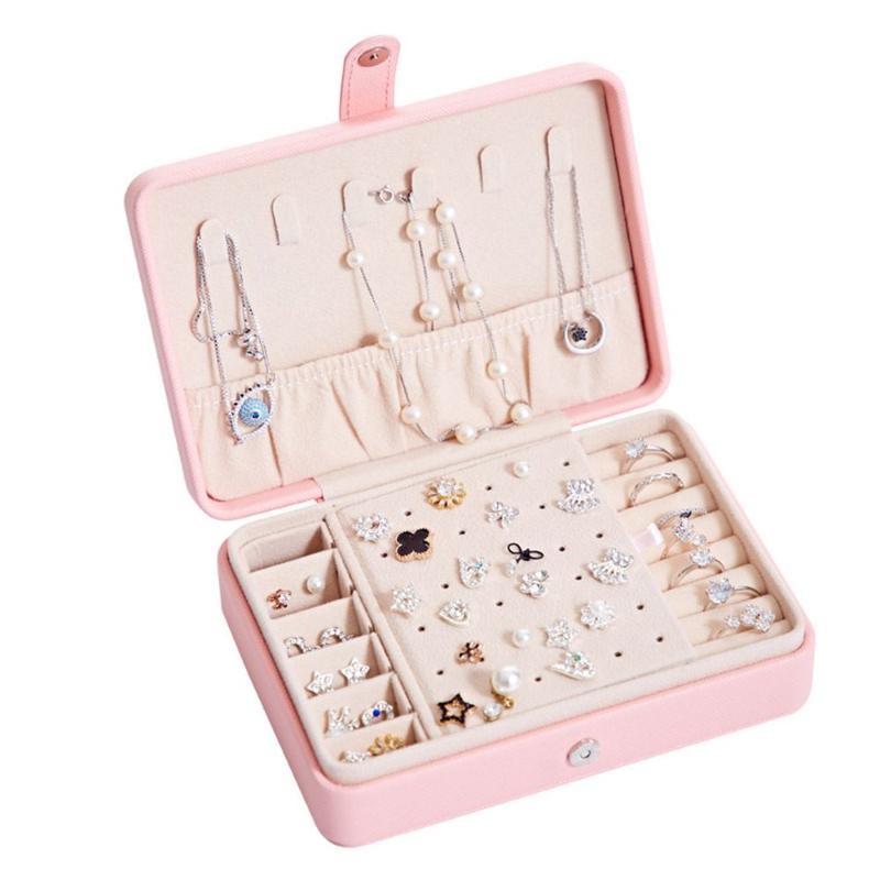 Mirror/Hanger Style Simple Girl Earrings Plate Jewelry Box Protable Leather Earrings Ring Multi-function Jewelry Storage Box
Mirror/Hanger Style Simple Girl Earrings Plate Jewelry Box Protable Leather Earrings Ring Multi-function Jewelry Storage Box