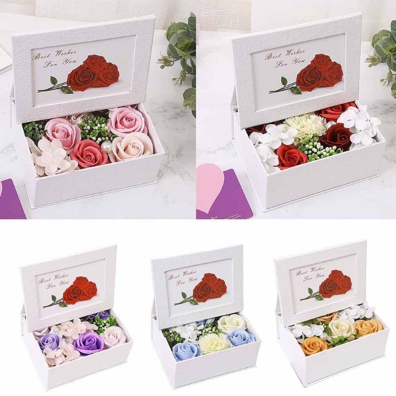 Flower Scented Bath Body Valentine's Day Gift Smokeless Christmas Scented Candles Set Romantic Gifts Rose Soap Flower Gift Box1, Blue
Flower Scented Bath Body Valentine's Day Gift Smokeless Christmas Scented Candles Set Romantic Gifts Rose Soap Flower Gift Box1, Blue