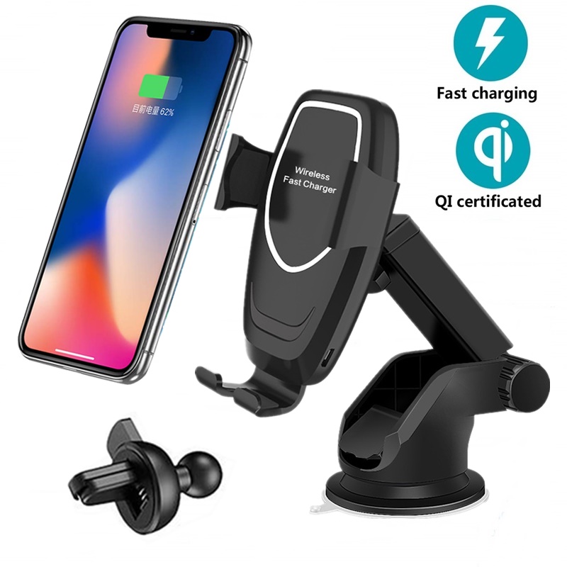 Universal 10W Car Qi Wireless Charger For Iphone 8 XR X XS Mobile Phone Holder Fast Charger For Samsung S9 S10 Plus
Universal 10W Car Qi Wireless Charger For Iphone 8 XR X XS Mobile Phone Holder Fast Charger For Samsung S9 S10 Plus