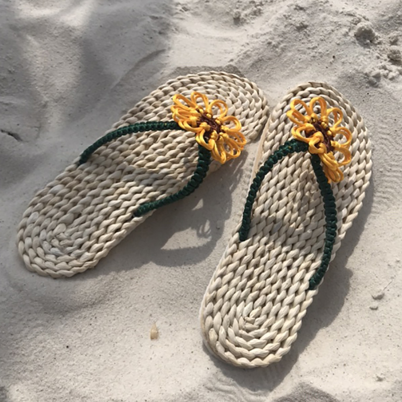 Straw Beach Summer Slippers Flower Plain Ladies'shoes Handcrafted Slides Holiday Gladiator Shoes 1nur
Straw Beach Summer Slippers Flower Plain Ladies'shoes Handcrafted Slides Holiday Gladiator Shoes 1nur