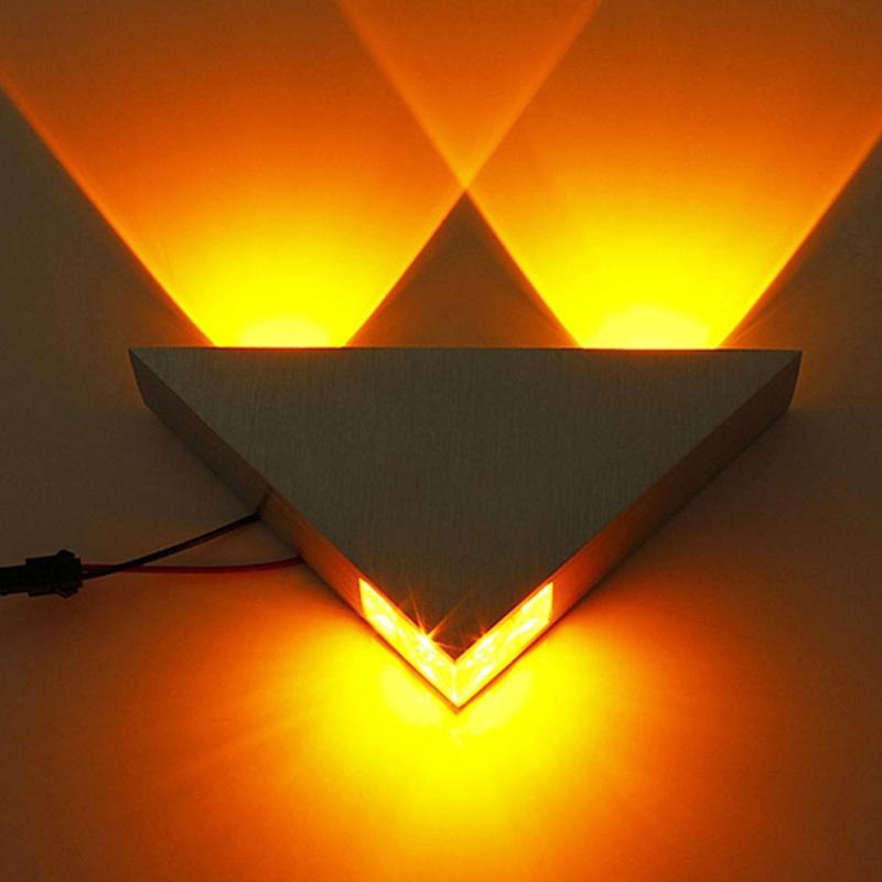 3W High Power Aluminum Triangle LED Wall Lamp Modern Garden Home Light Indoor Outdoor Decoration Light
3W High Power Aluminum Triangle LED Wall Lamp Modern Garden Home Light Indoor Outdoor Decoration Light
