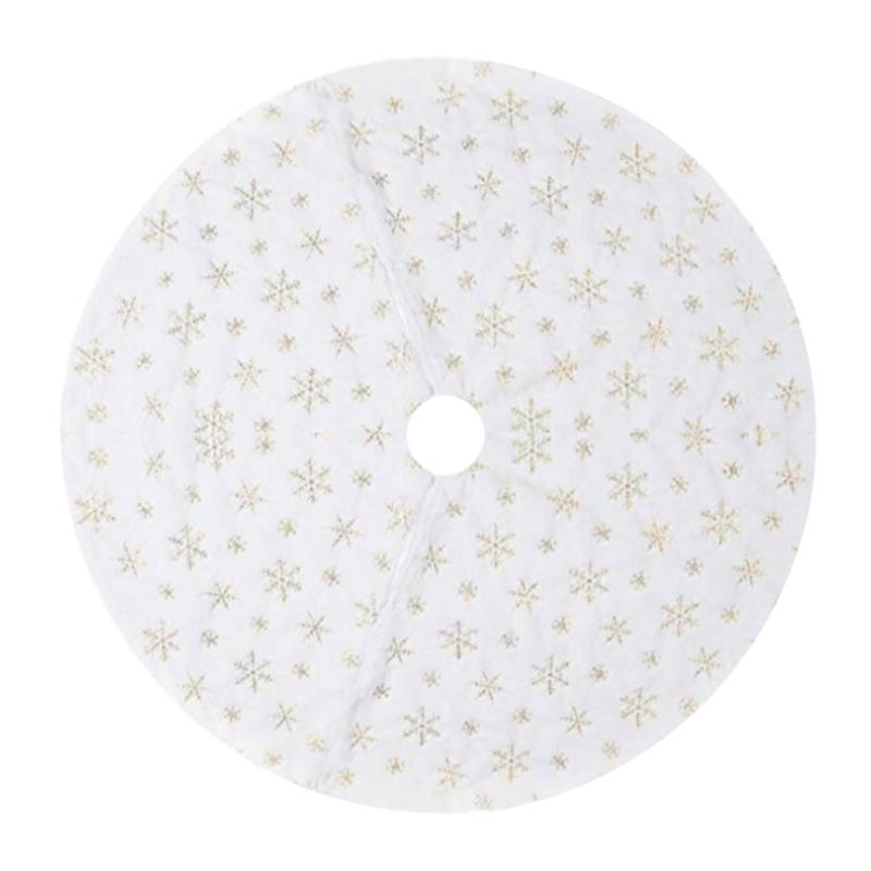 78/90cm Christmas Tree Skirt Snowflake Sequins Carpet Base Floor Mat Cover Decor Q39B 
78/90cm Christmas Tree Skirt Snowflake Sequins Carpet Base Floor Mat Cover Decor Q39B