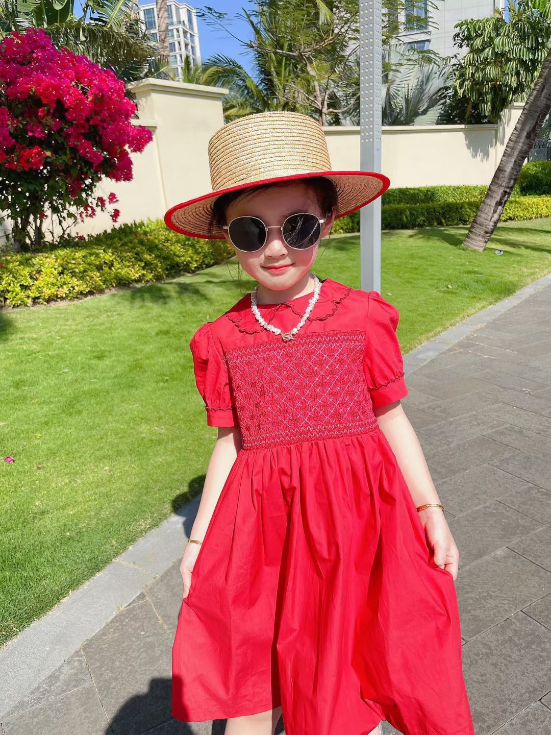 toddler Girl PRINCESS Dress Summer Children Clothes short Sleeve Kids Wedding Dresses Fashion Baby Girls Party Dress causal outwear, Red
toddler Girl PRINCESS Dress Summer Children Clothes short Sleeve Kids Wedding Dresses Fashion Baby Girls Party Dress causal outwear, Red