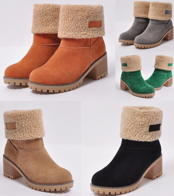 Women Snow Boots casual booties Flat Ankle Boots wool travel booties new fashion luxury boot women winter boots size 35-43, Black
Women Snow Boots casual booties Flat Ankle Boots wool travel booties new fashion luxury boot women winter boots size 35-43, Black