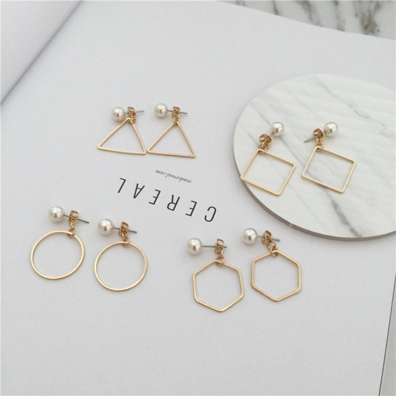 Earrings geometric polygonssimple pendant earrings Earings Jewelry Accessories