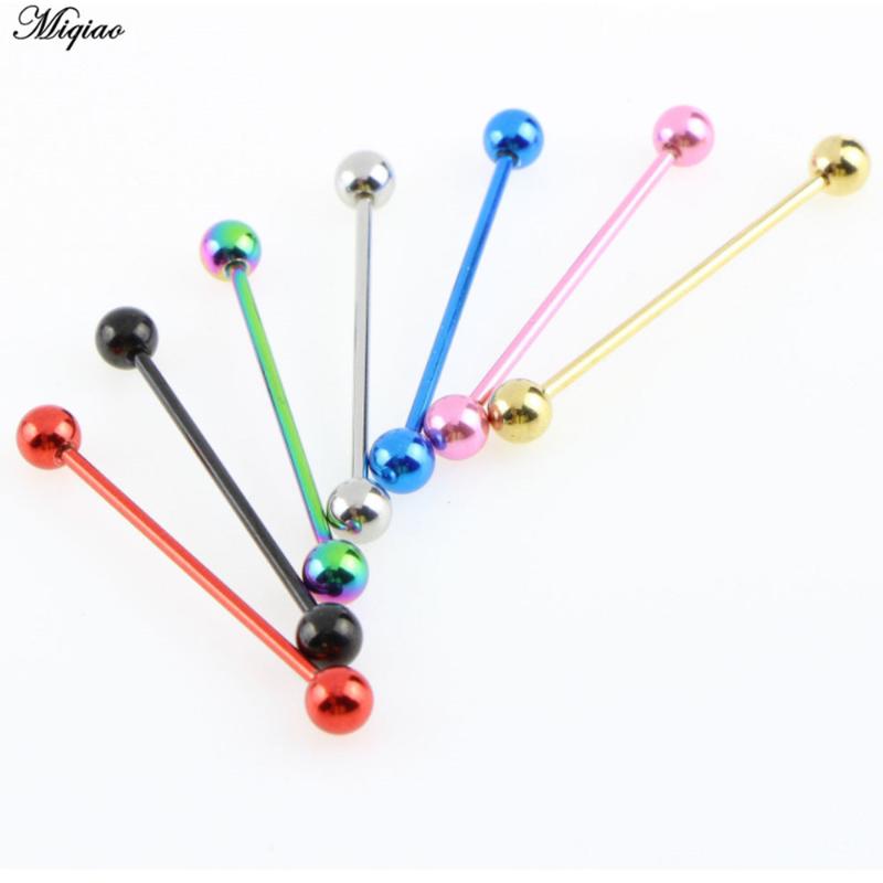 Stud Miqiao 2pcs Explosive Product Stainless Steel Long Rod Industrial Earrings, Exquisite Body Piercing Jewelry
Stud Miqiao 2pcs Explosive Product Stainless Steel Long Rod Industrial Earrings, Exquisite Body Piercing Jewelry