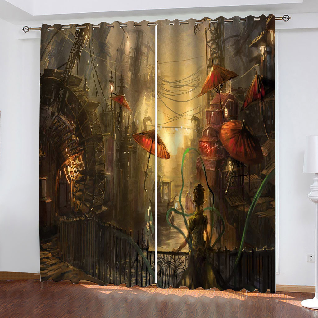 Curtains Color comic scene Luxury Blackout 3D Curtains For Living Room office Bedroom, Blue
Curtains Color comic scene Luxury Blackout 3D Curtains For Living Room office Bedroom, Blue