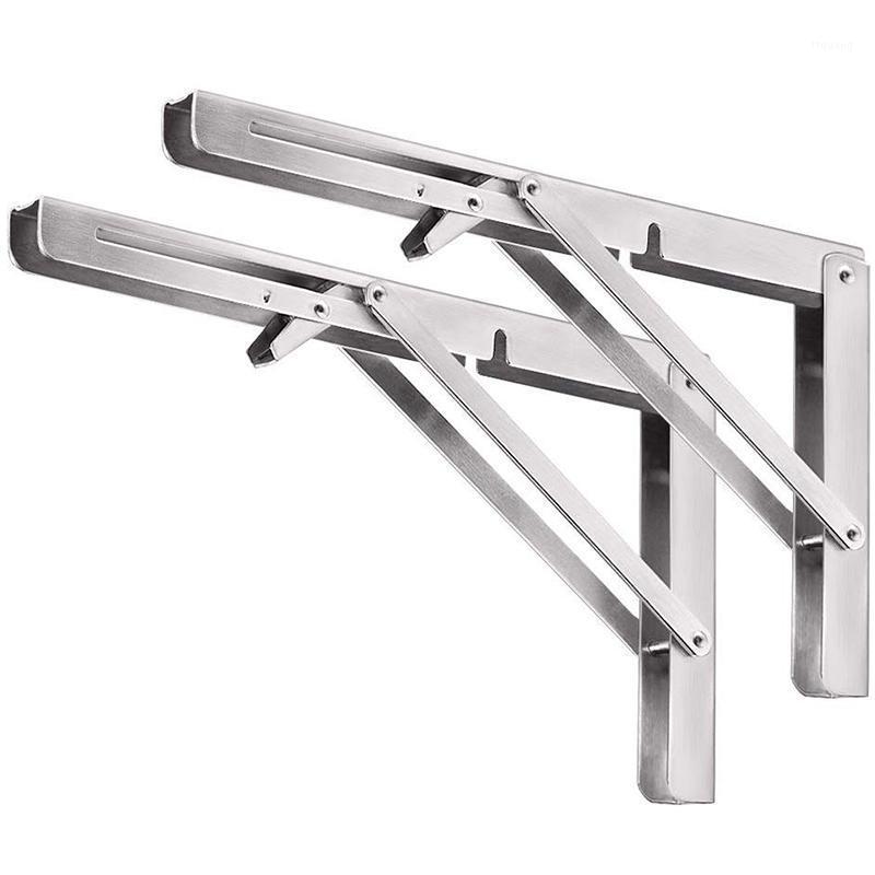 AFBC Heavy Duty Folding Shelf Brackets, 2Pcs Stainless Steel Collapsible Shelf Bracket with Mounting Screws for Table Work Bench1
AFBC Heavy Duty Folding Shelf Brackets, 2Pcs Stainless Steel Collapsible Shelf Bracket with Mounting Screws for Table Work Bench1