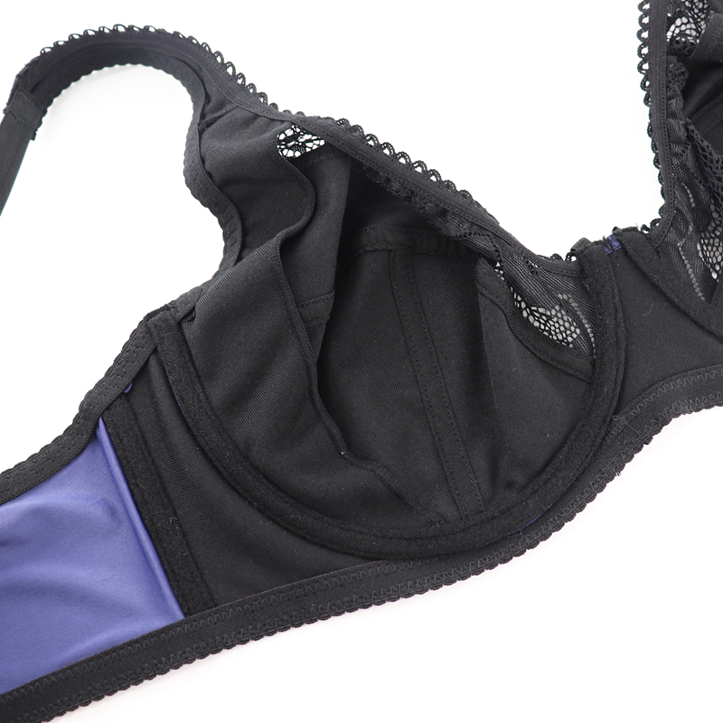 Beauwear Sexy Lace Floral Print Bras White Red Purple No-padding Bralette Underwire Lingerie with Adjusted-straps C D DD E Cup 201202