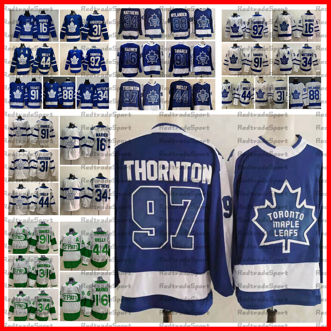 2021 Reverse Retro Toronto Maple Leafs John Tavares (C) Joe Thornton Auston Matthews Mitchell Marner Andersen Rielly Nylander Hockey Jersey, White
2021 Reverse Retro Toronto Maple Leafs John Tavares (C) Joe Thornton Auston Matthews Mitchell Marner Andersen Rielly Nylander Hockey Jersey, White