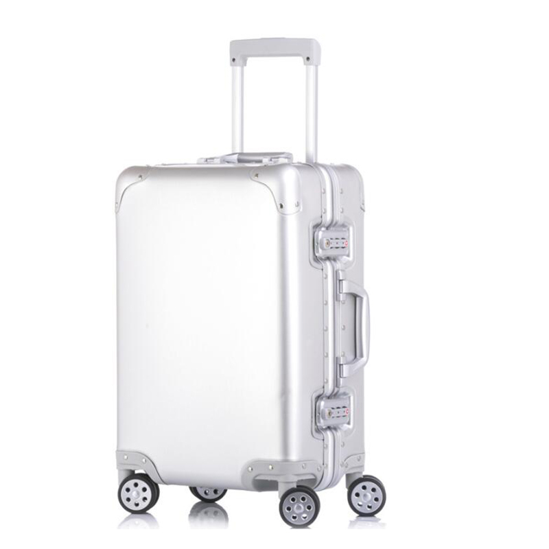 TRAVEL TALE 20"24"26"29" 100% Aluminum trolley suitcase with wheels spinner baggage luggage for traveling LJ201116
TRAVEL TALE 20"24"26"29" 100% Aluminum trolley suitcase with wheels spinner baggage luggage for traveling LJ201116