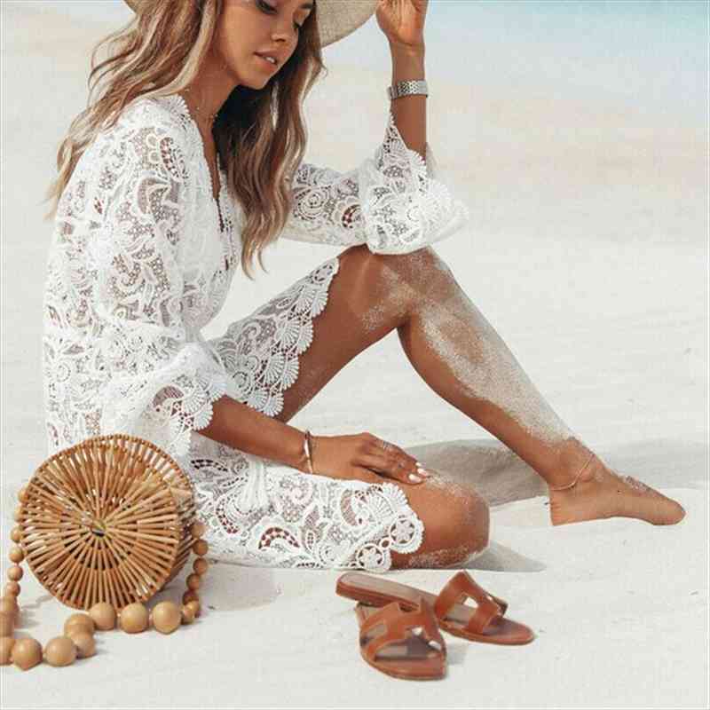 crochet knitted beach cover up dress tunic pareos bikinis cover ups swim up robe plage beachwear swimwear, White;black
crochet knitted beach cover up dress tunic pareos bikinis cover ups swim up robe plage beachwear swimwear, White;black