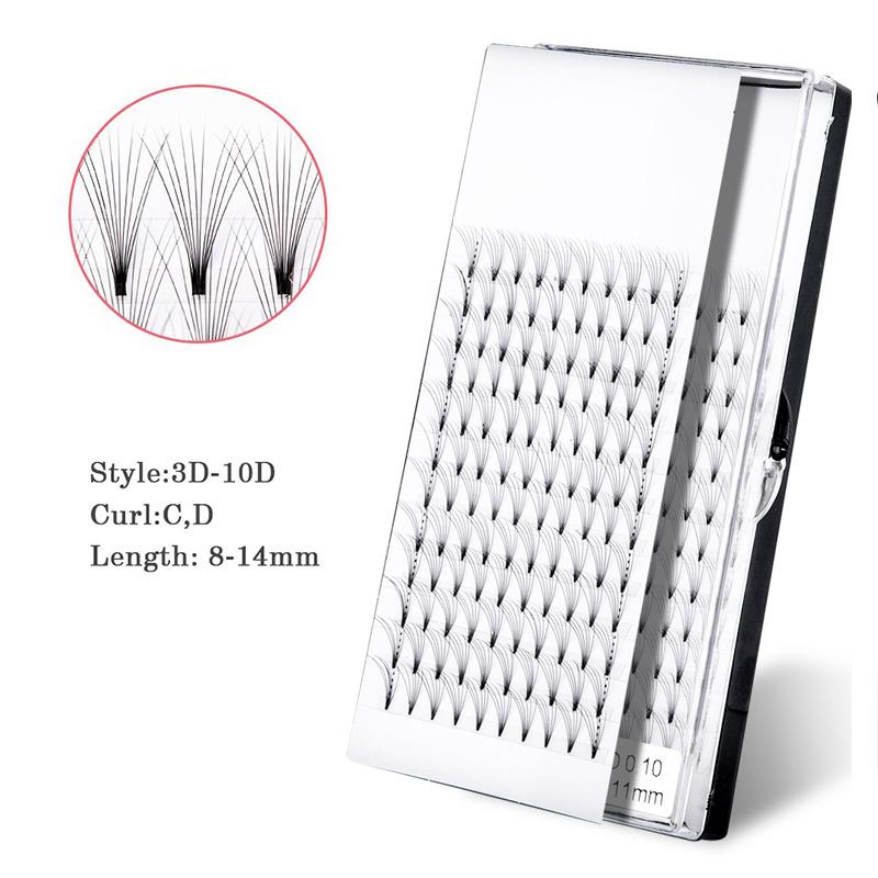 Lashes 12 Lines 3D-10D Individual Cluster Eyelash Extension Pre Made Volume Fans Faux Mink Professional Volume 8-15mm Supplies
Lashes 12 Lines 3D-10D Individual Cluster Eyelash Extension Pre Made Volume Fans Faux Mink Professional Volume 8-15mm Supplies