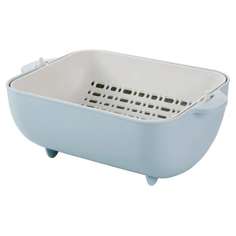 Multifunction Kitchen Strainer,Double Layer Draining Basket Bowl Kitchen Washing Strainer for Fruits Vegetables Cleaning Mixing
Multifunction Kitchen Strainer,Double Layer Draining Basket Bowl Kitchen Washing Strainer for Fruits Vegetables Cleaning Mixing
