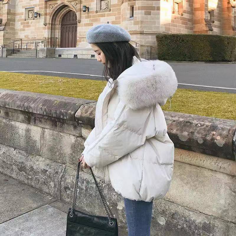 Casual Fashion Warm Short Parka Women Full Sleeve Padded Jacket Pockets Hooded Woman Winter Coats and Jackets 201027