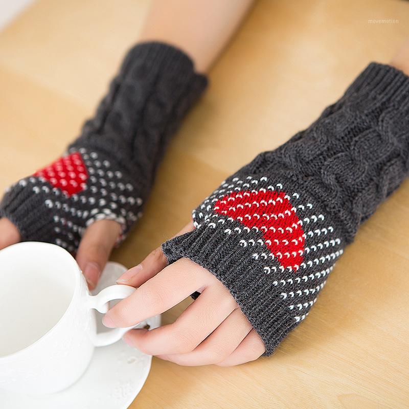 1 Pair Winter Women Soft Fingerless Gloves Fashion Love Heart Knitted Fitness Gloves Girls Women Hand Warm Mittens Autumn1
1 Pair Winter Women Soft Fingerless Gloves Fashion Love Heart Knitted Fitness Gloves Girls Women Hand Warm Mittens Autumn1