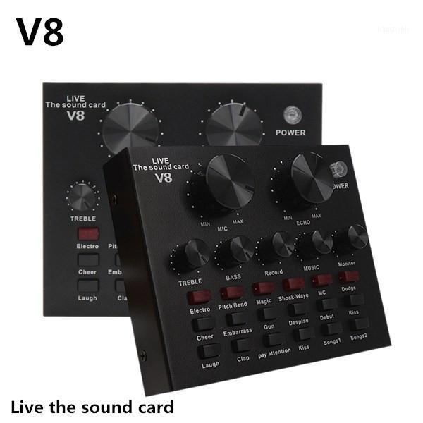 V8 Sound Card Audio Set Interface External Usb Live Microphone Sound Card Bluetooth Function for Computer Pc Mobile Phone Sing1
V8 Sound Card Audio Set Interface External Usb Live Microphone Sound Card Bluetooth Function for Computer Pc Mobile Phone Sing1