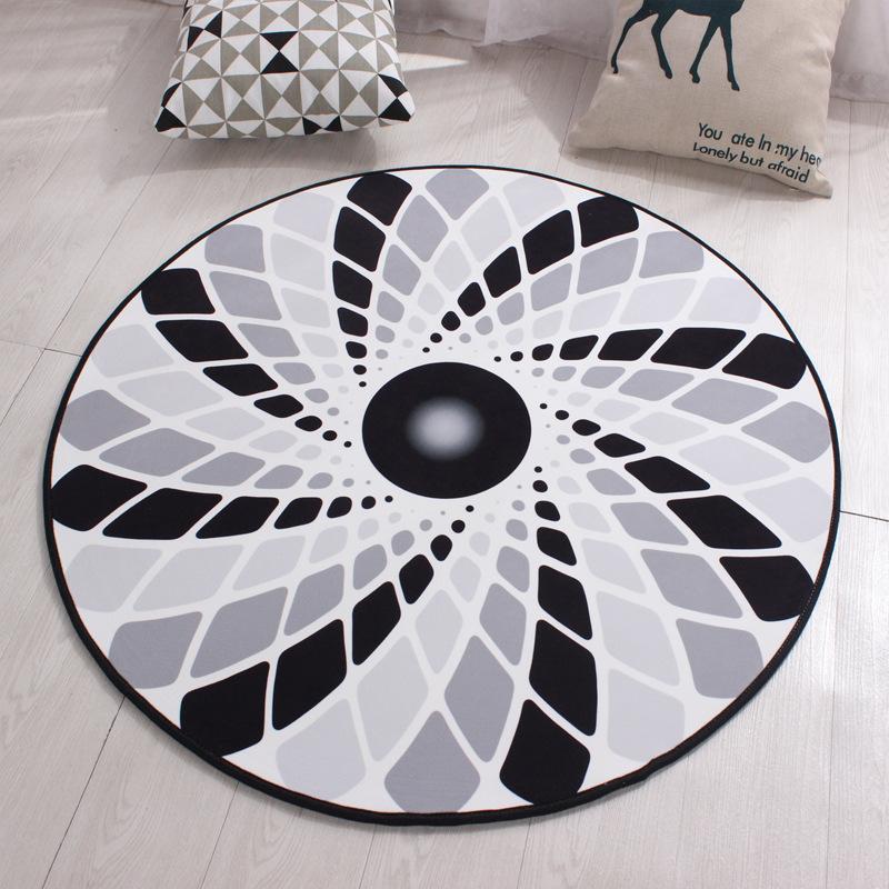 Carpet Round Geometric Printed Area Rug for living Room Yoga Mat Bedroom Rugs Office Home Decoration Carpet Child Play Pad Door, 03
Carpet Round Geometric Printed Area Rug for living Room Yoga Mat Bedroom Rugs Office Home Decoration Carpet Child Play Pad Door, 03