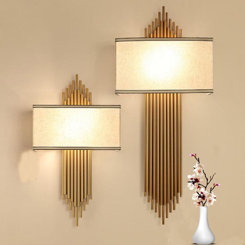Modern wall lamp light luxury bedroom bedside wall lamp hallway living room decoration aisle American bathroom lamps iron
Modern wall lamp light luxury bedroom bedside wall lamp hallway living room decoration aisle American bathroom lamps iron