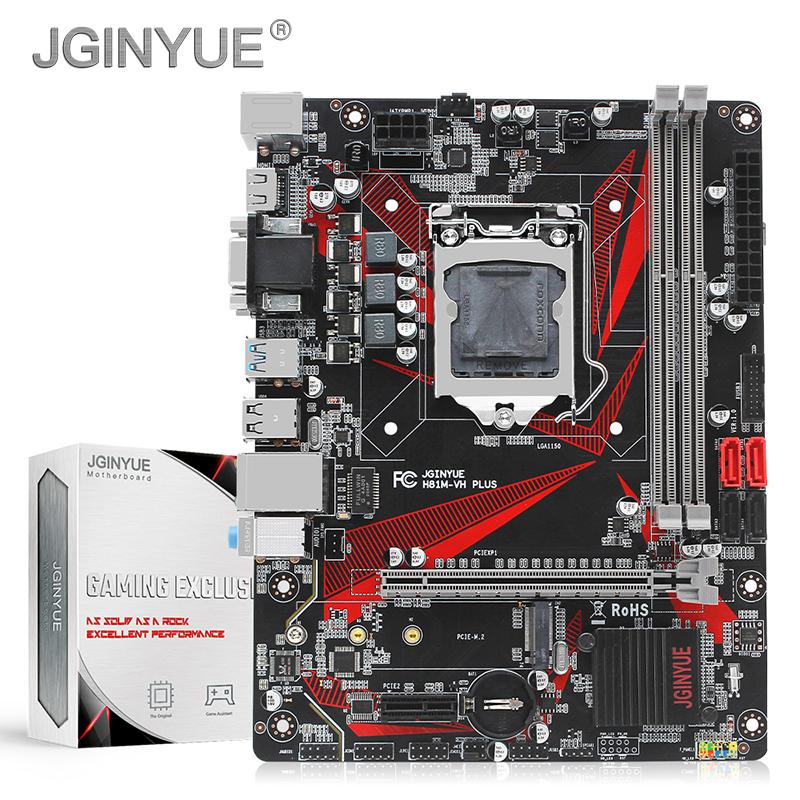 JGINYUE H81 motherboard LGA 1150 For i3 4th Xeon E3 V3 1150 processor DDR3 desktop memory M.2 NVME USB3.0 H81M-VH PLUS
JGINYUE H81 motherboard LGA 1150 For i3 4th Xeon E3 V3 1150 processor DDR3 desktop memory M.2 NVME USB3.0 H81M-VH PLUS