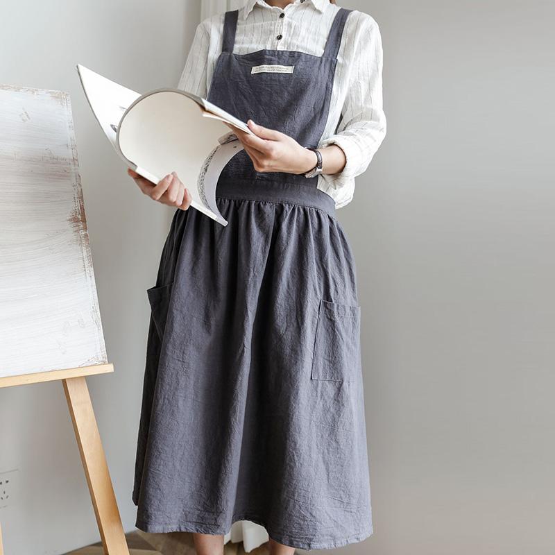 1Pcs Apron Washed Cotton Linen Multi Purpose Kitchen Supplies Nordic Style Anti-fouling For Cooking Baking Pure Color Restaurant
1Pcs Apron Washed Cotton Linen Multi Purpose Kitchen Supplies Nordic Style Anti-fouling For Cooking Baking Pure Color Restaurant