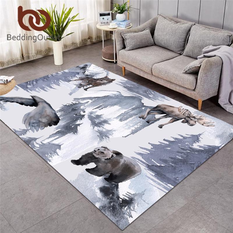 BeddingOutlet Wild Animal Carpets for Living Room Forest Trees Bedroom Area Rugs Elk Bear Eagle Floor Mat Watercolor alfombra
BeddingOutlet Wild Animal Carpets for Living Room Forest Trees Bedroom Area Rugs Elk Bear Eagle Floor Mat Watercolor alfombra
