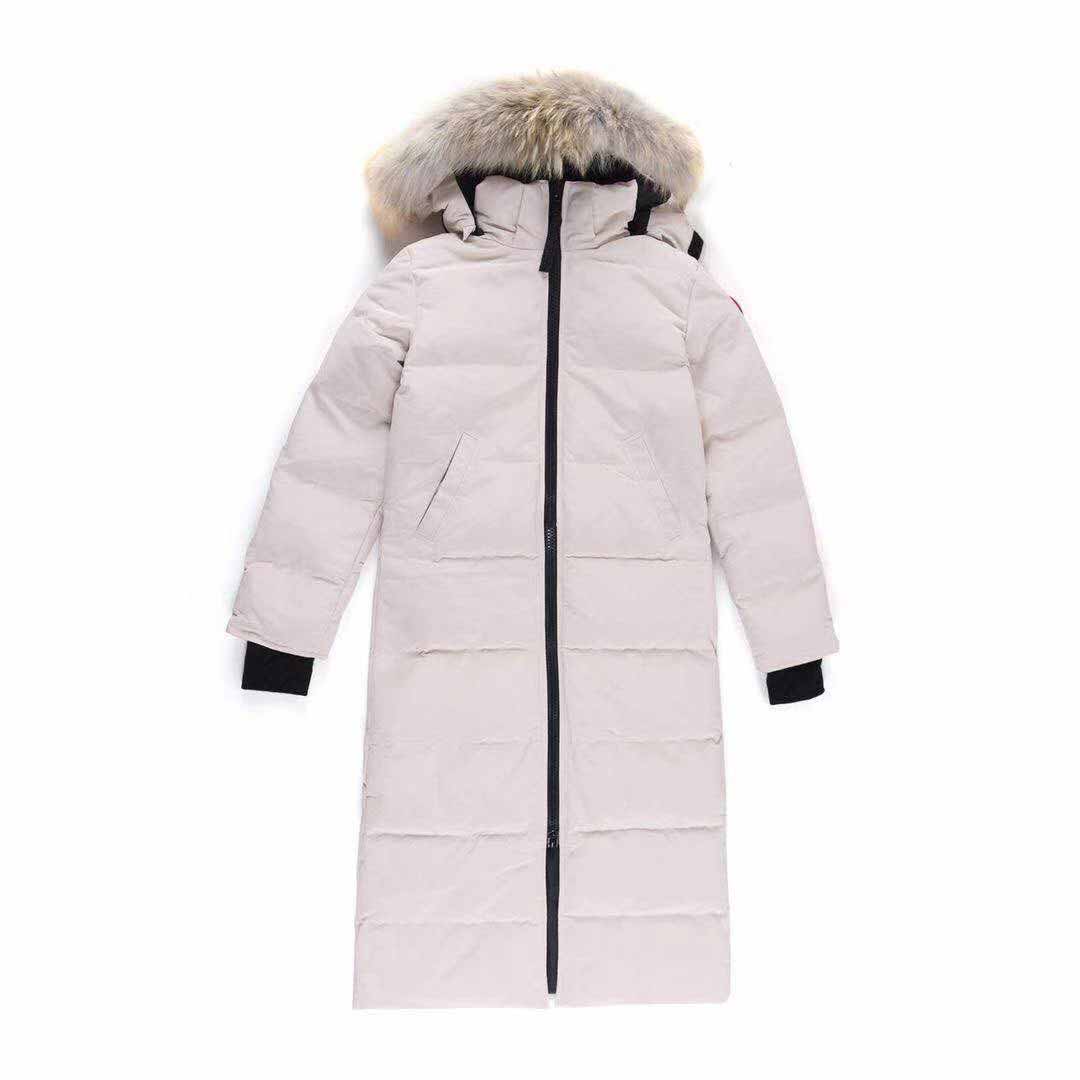 2021 long down jacket women Parker coat winter cold and warm wolf fur hooded, White
2021 long down jacket women Parker coat winter cold and warm wolf fur hooded, White