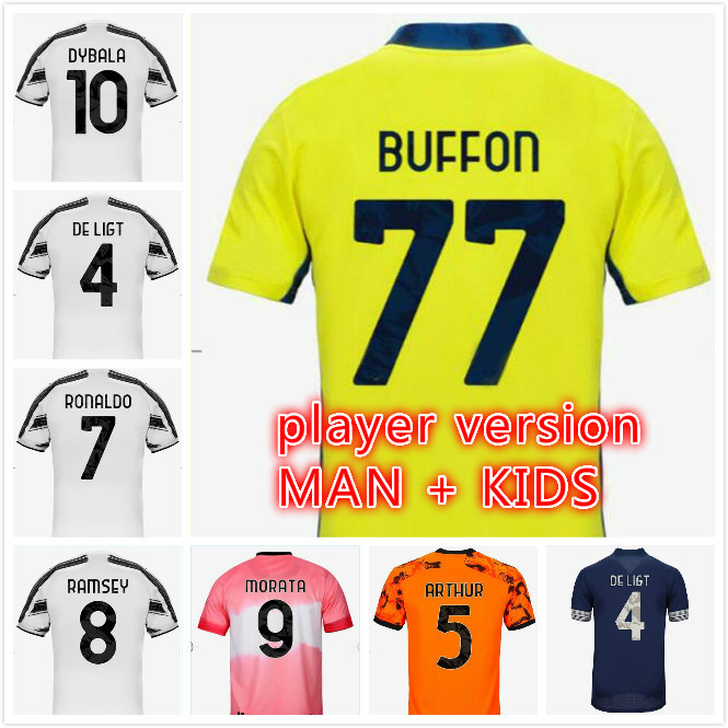 20 21 DE LIGT DYBALA Soccer Jerseys BUFFON Kulusevski Chiesa Arthur 2020 2021 Bonucci MORATA 4th men kids kit player version Football Shirt
20 21 DE LIGT DYBALA Soccer Jerseys BUFFON Kulusevski Chiesa Arthur 2020 2021 Bonucci MORATA 4th men kids kit player version Football Shirt
