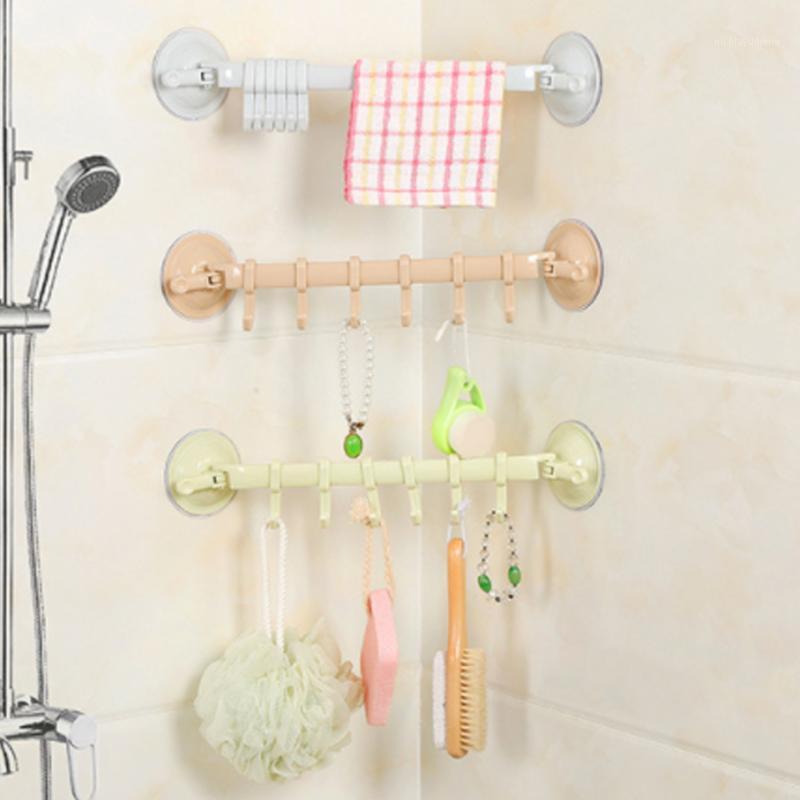 Suction Cup 6-Hooks Hanger Holder Rack Rail Towel Bar Organizer Bathroom Kitchen Wall Mounted Organizer1
Suction Cup 6-Hooks Hanger Holder Rack Rail Towel Bar Organizer Bathroom Kitchen Wall Mounted Organizer1