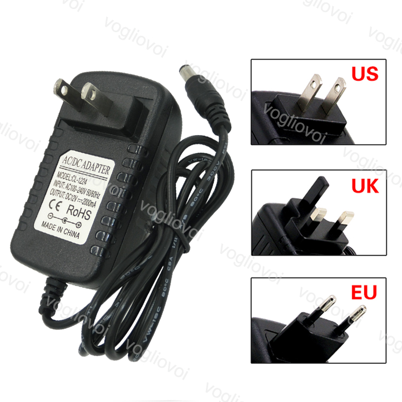 Lighting Transformers Power Supply Adapter US EU UK Plug 110-240V DC12V 2A Lighting Accessories For 5050 3528 Led Strip Light EUB
Lighting Transformers Power Supply Adapter US EU UK Plug 110-240V DC12V 2A Lighting Accessories For 5050 3528 Led Strip Light EUB