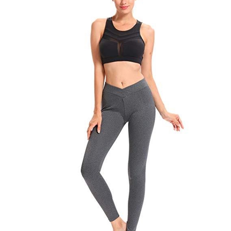 CHRLEISURE V Waist Fitness Leggings Women Push Up Solid Color Autumn Leggings Female Work Out Clothing Women 201203