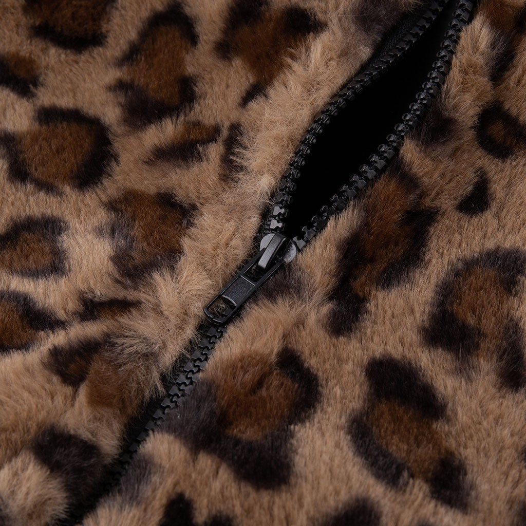 2019 New Sexy Female Jacket Autumn Winter Leopard Jacket Print Fleece Long Sleeves Cardigan Zipper Keep Warm Coat chaqueta mujer T200114