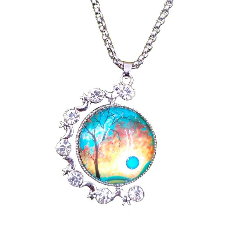 Luxury Rotatable Double faced Punk Scenery Sunrise Necklace Pendant Men Male Female Women Boy Party Gift Drop Shipping AW021-24
Luxury Rotatable Double faced Punk Scenery Sunrise Necklace Pendant Men Male Female Women Boy Party Gift Drop Shipping AW021-24