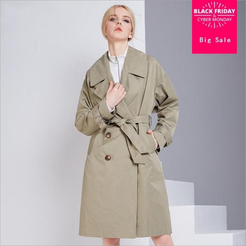 2020 spring autumn fashion high-end womens trench coat double breasted long design windbteaker overcoat female slim outwearL1076, Light green
2020 spring autumn fashion high-end womens trench coat double breasted long design windbteaker overcoat female slim outwearL1076, Light green
