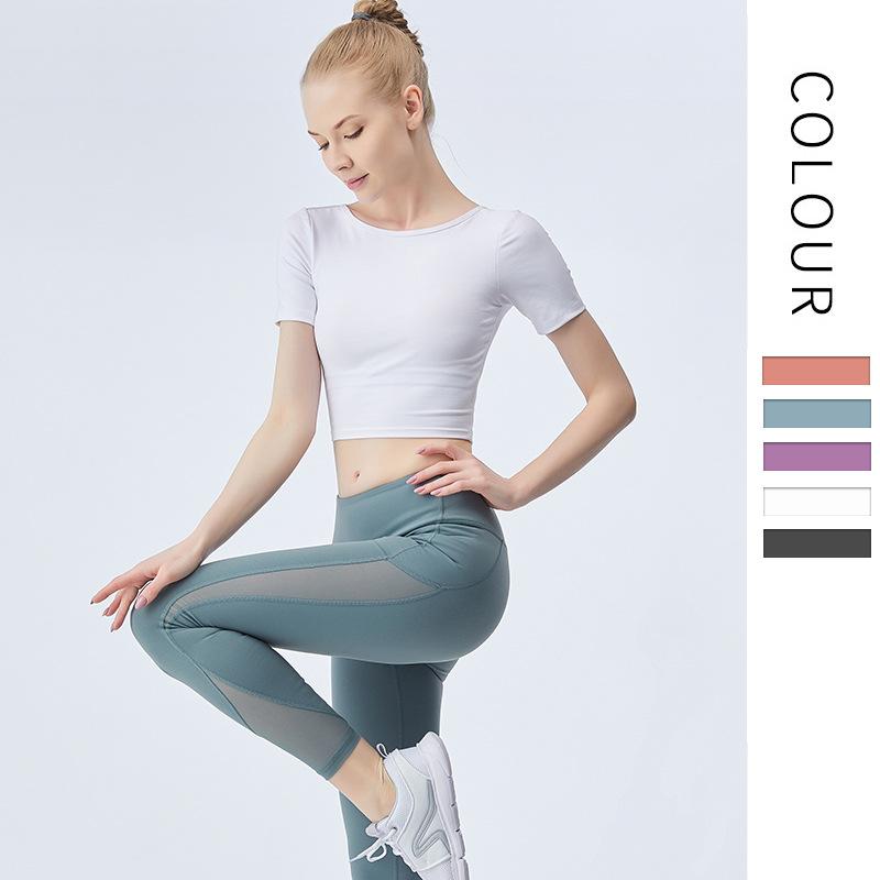 Women' Yoga Top Cross Solid Color Casual Nylon Short Sleeve Sports Workout Running Fitness Sports Underwear 2021, Black
Women' Yoga Top Cross Solid Color Casual Nylon Short Sleeve Sports Workout Running Fitness Sports Underwear 2021, Black