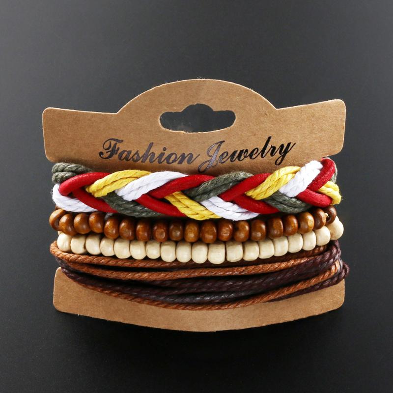 Men Ladies Bracelets Vintage Multilayer Leather Braid Bracelets Bangles Handmade Rope Wrap Male Gift Jewlery Wholesale 
Men Ladies Bracelets Vintage Multilayer Leather Braid Bracelets Bangles Handmade Rope Wrap Male Gift Jewlery Wholesale