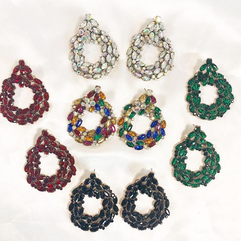 Dangle & Chandelier FASHIONSNOOPS Rhinestone Drop Earrings Women Wedding Bridal Statement Jewelry Crystal Bijoux1
Dangle & Chandelier FASHIONSNOOPS Rhinestone Drop Earrings Women Wedding Bridal Statement Jewelry Crystal Bijoux1