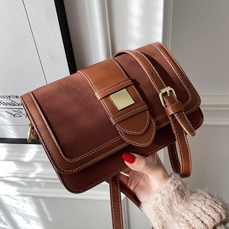 Niche Design Retro Frosted Square Bag New Winter Fashion Korean Western Style Shoulder Bag Messenger Female Width: 22cm, Black
Niche Design Retro Frosted Square Bag New Winter Fashion Korean Western Style Shoulder Bag Messenger Female Width: 22cm, Black