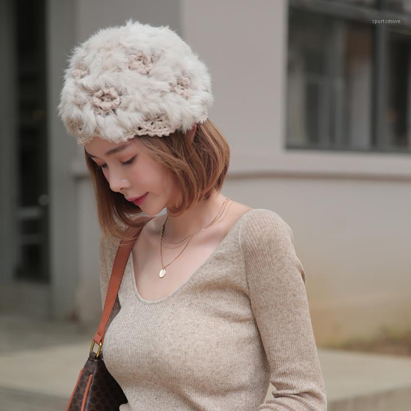 Winter Women Natural Real Fur Hats Lady Warm Soft Knit Flower Striped Crochet Fur Caps Outdoor Beanies Hats Z4041, White
Winter Women Natural Real Fur Hats Lady Warm Soft Knit Flower Striped Crochet Fur Caps Outdoor Beanies Hats Z4041, White