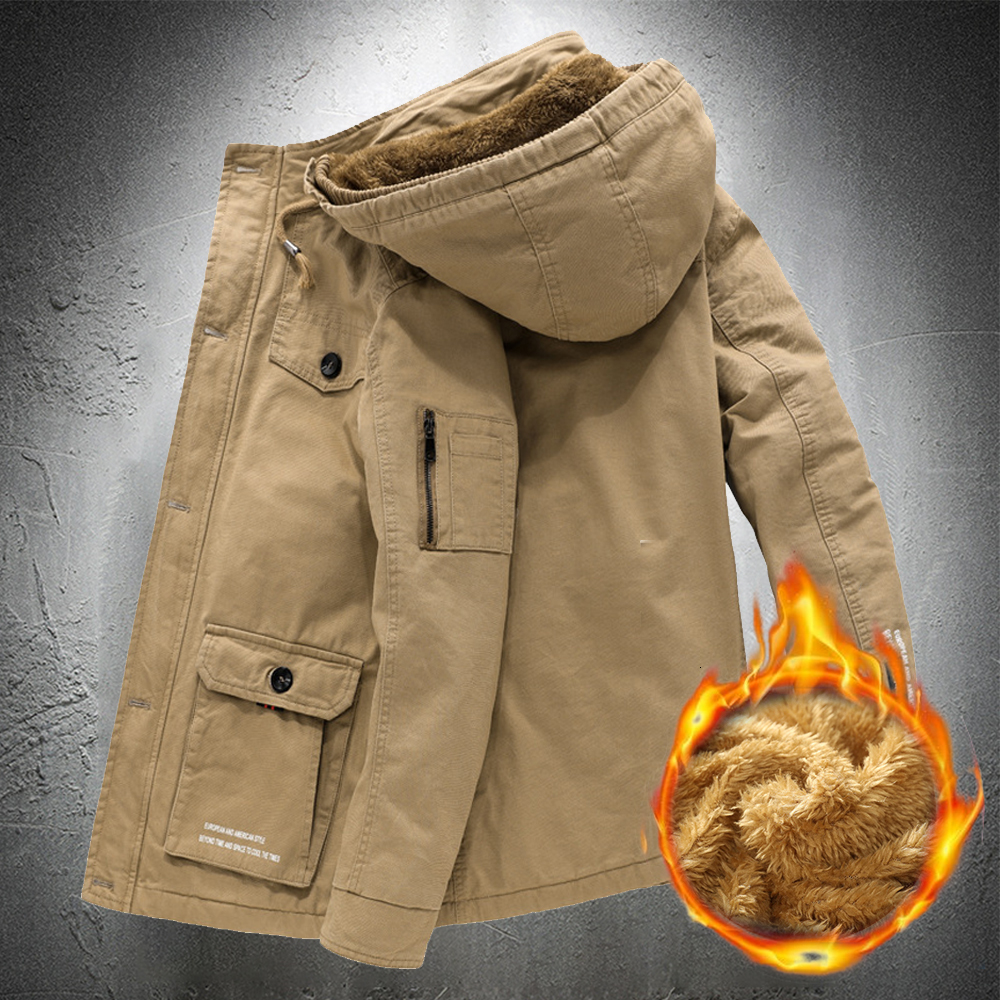 2021 New Thick Outdoor Jacket Fleece Lined Hooded Cotton Coat Winter Fashion Men Jackets Plus Size 5Y3R, Beige
2021 New Thick Outdoor Jacket Fleece Lined Hooded Cotton Coat Winter Fashion Men Jackets Plus Size 5Y3R, Beige