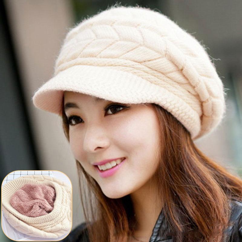 New Women Knitted Hats Winter Thick Warm Faux Fur Beret for Girls Elegant Flat Cap Earmuffs Female Beanie Hat Dropshipping, 02
New Women Knitted Hats Winter Thick Warm Faux Fur Beret for Girls Elegant Flat Cap Earmuffs Female Beanie Hat Dropshipping, 02
