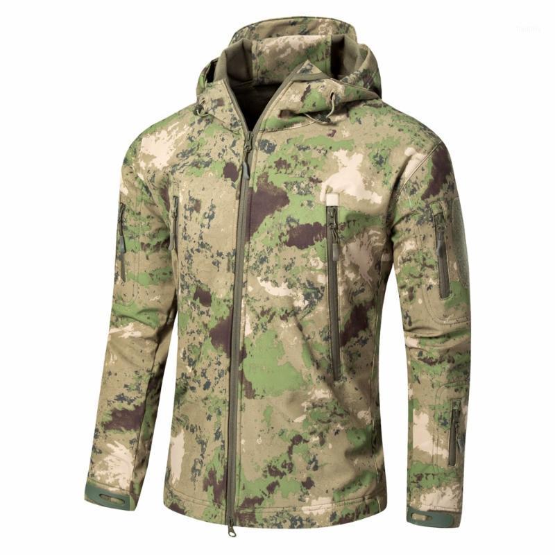 Winter Outdoor Tactical Camouflage Hunting Jacket Men Soft shell Sport Waterproof Windproof Clothes1, Black 
Winter Outdoor Tactical Camouflage Hunting Jacket Men Soft shell Sport Waterproof Windproof Clothes1, Black