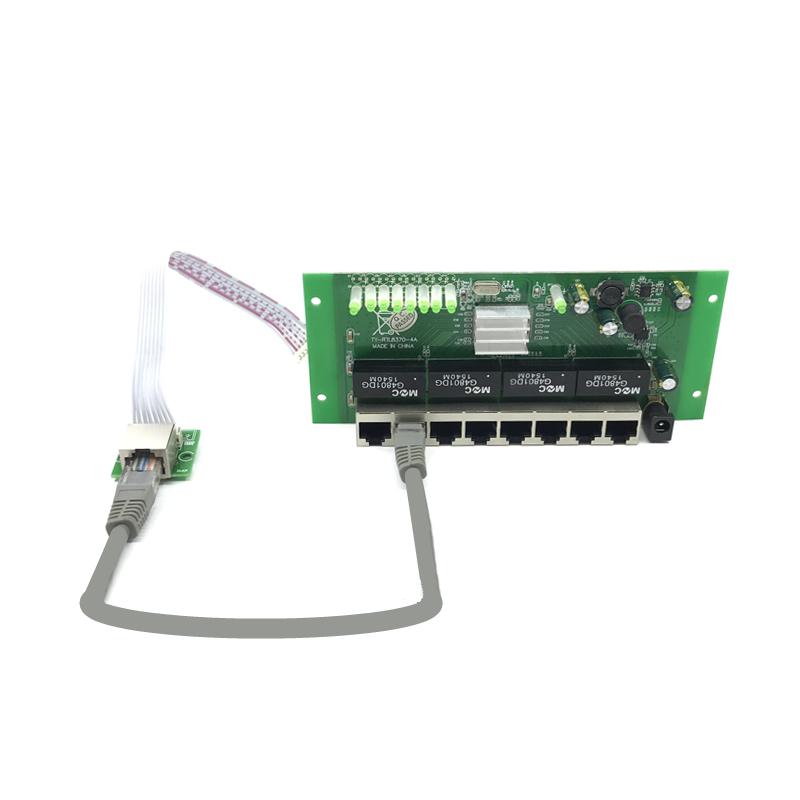 OEM PBC 8 Port Gigabit Ethernet Switch 8 Port met pin way header 10/100/1000 m hub 8way power pin Pcb board OEM schroef gat
OEM PBC 8 Port Gigabit Ethernet Switch 8 Port met pin way header 10/100/1000 m hub 8way power pin Pcb board OEM schroef gat