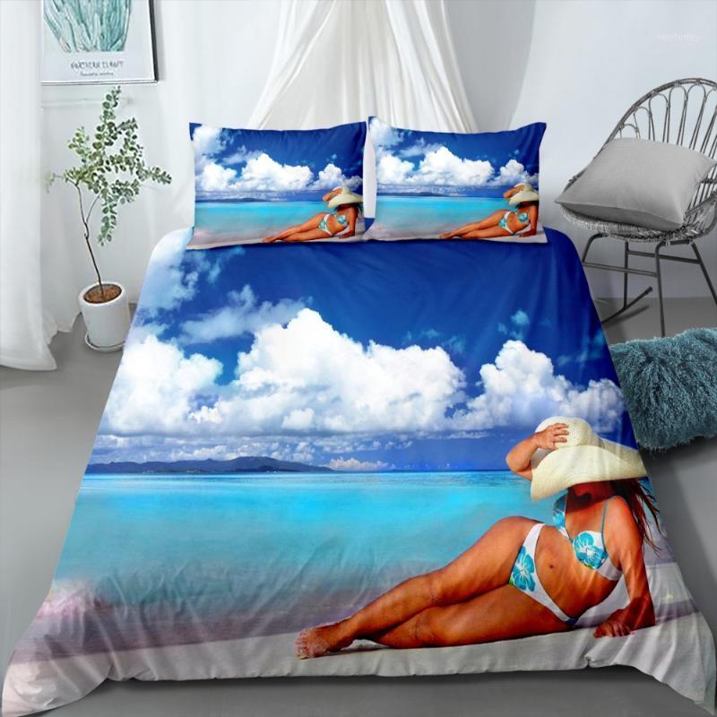Holiday Time Bedding Sets 2/3 Piece Bikini Beauty Duvet Cover Queen King Size Quilt Cover Bed Linen Set for Bedroom Dropshipping1, Color-4
Holiday Time Bedding Sets 2/3 Piece Bikini Beauty Duvet Cover Queen King Size Quilt Cover Bed Linen Set for Bedroom Dropshipping1, Color-4