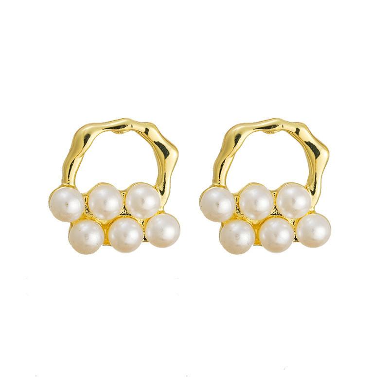 Korea Fashion Pearl Geometry Stud Ear Ring for Women Luxury Elegant Simple Temperament Exquisite Earrings Jewellery Gift New
Korea Fashion Pearl Geometry Stud Ear Ring for Women Luxury Elegant Simple Temperament Exquisite Earrings Jewellery Gift New