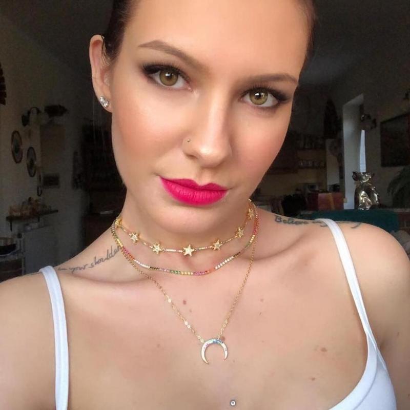 Rainbow Bar Geometric Pendant & Necklaces Colorful CZ Gold Filled Long Chain Zirconia Necklace For Women Fashion Jewelry
Rainbow Bar Geometric Pendant & Necklaces Colorful CZ Gold Filled Long Chain Zirconia Necklace For Women Fashion Jewelry