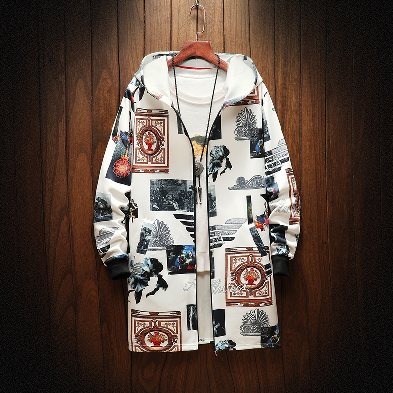 2021 Spring Autumn Men's with Hood Harajuku Hip Jacket Streetwear Bcbz, White
2021 Spring Autumn Men's with Hood Harajuku Hip Jacket Streetwear Bcbz, White