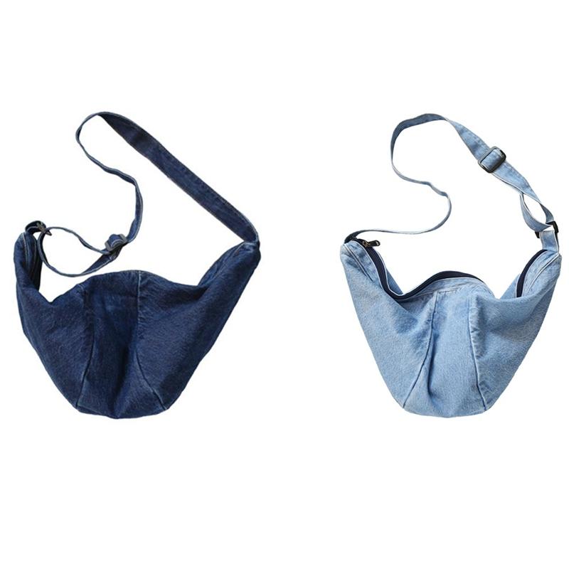 Canvas Shoulder Bags,High Capacity Shopping Bag for Women,Crossed Body Denim Bag,Messenger Bag, Light blue
Canvas Shoulder Bags,High Capacity Shopping Bag for Women,Crossed Body Denim Bag,Messenger Bag, Light blue